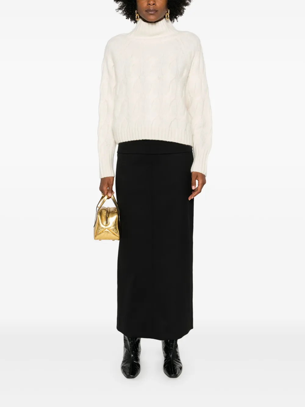 Allude cable-knit sweater | Knitted Sweaters | Image 2