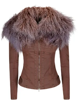 【関税込み】KNWLS ブラウン Rex シアリングジャケット KNWLS Jackets for Women - FARFETCH