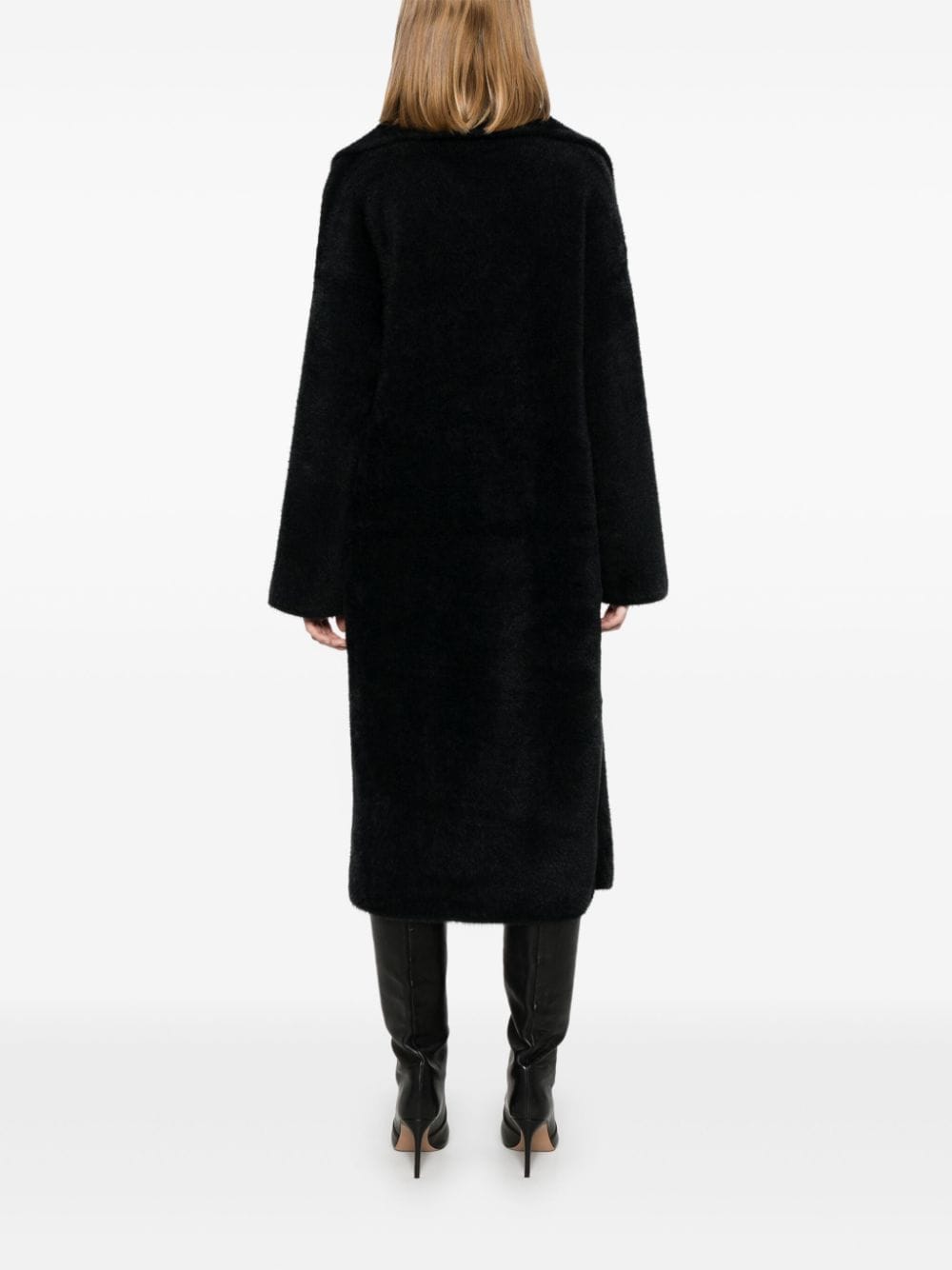 Shop Pinko Uvaggio Coat In Black