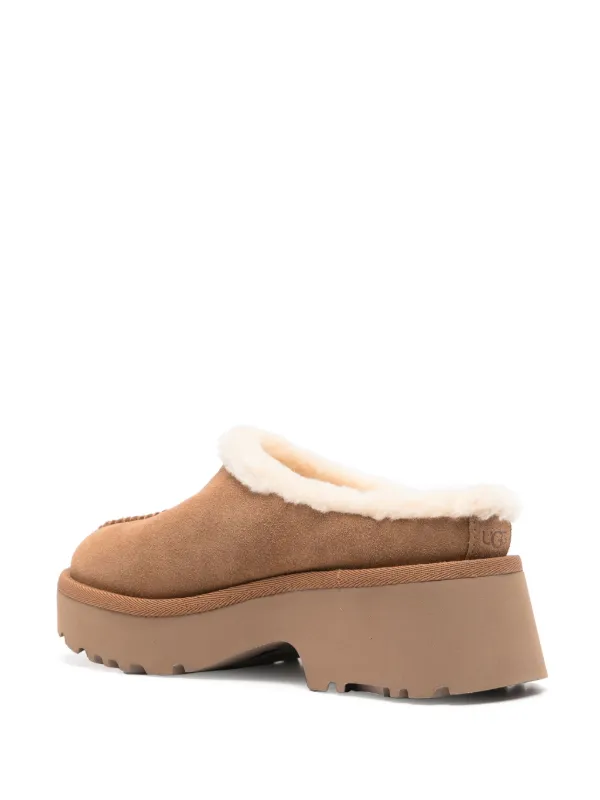 UGG W SCALLOPED MDC モカシン 9 チェスナット レディース