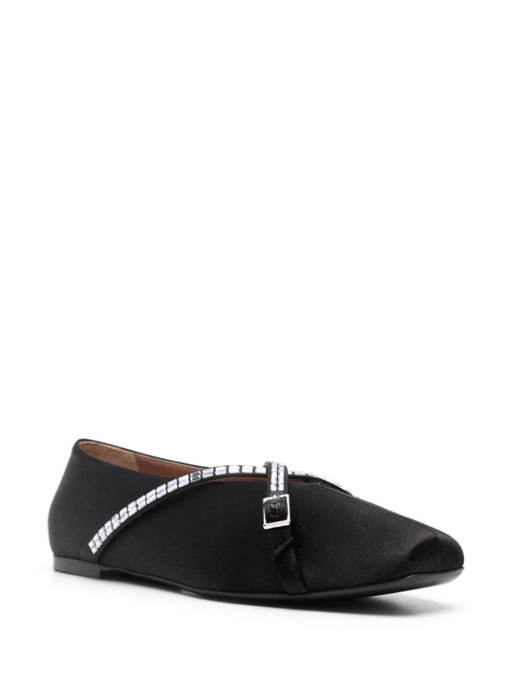 Shop D’accori Cara Ballerina Shoes In Black