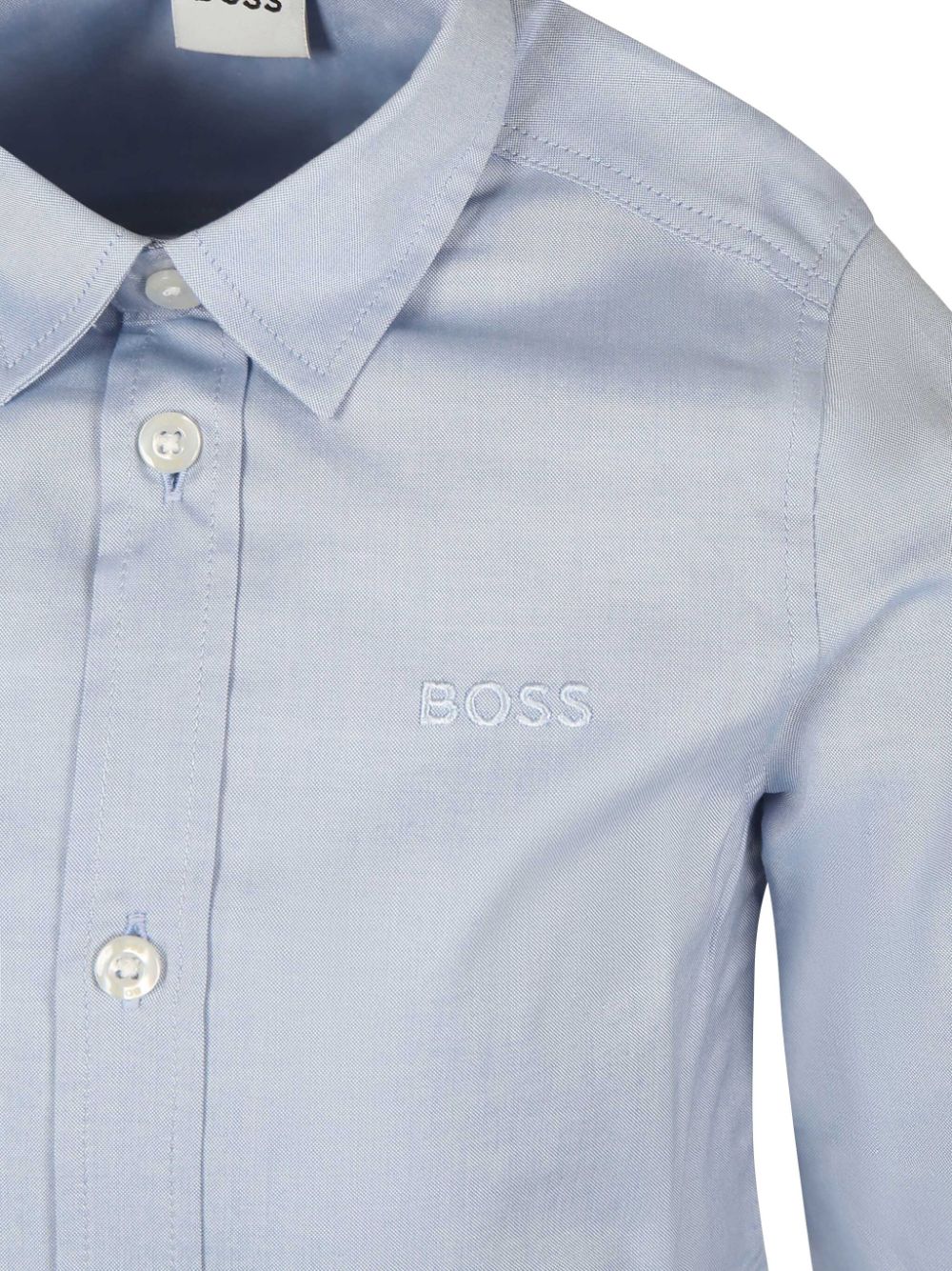 Shop Bosswear Cotton Shirt In Blue