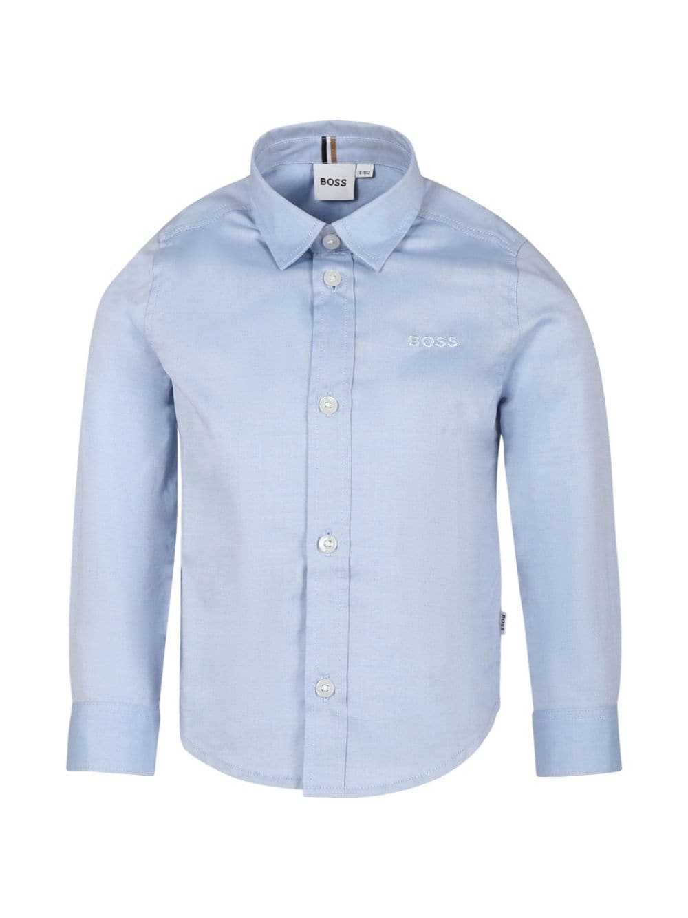 Shop Bosswear Cotton Shirt In Blue