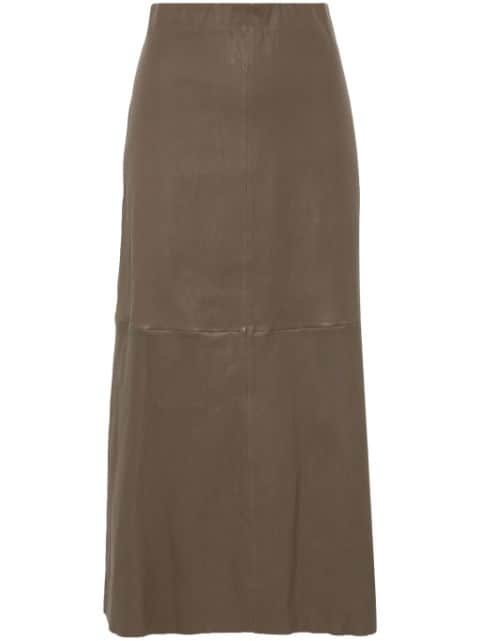 By Malene Birger Simoas leather maxi skirt