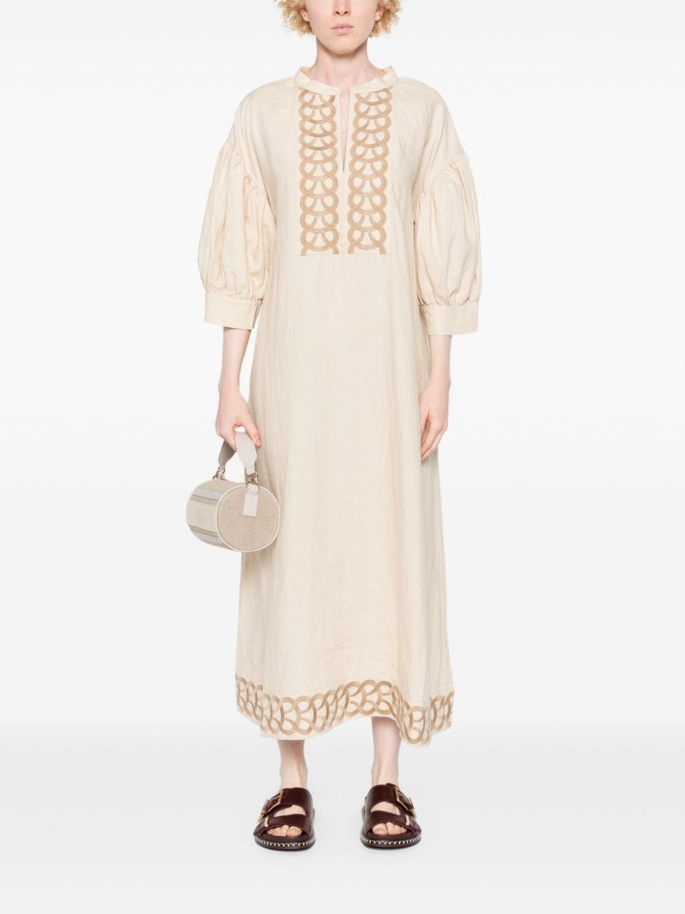 By Malene Birger Lydea maxi-jurk - Beige