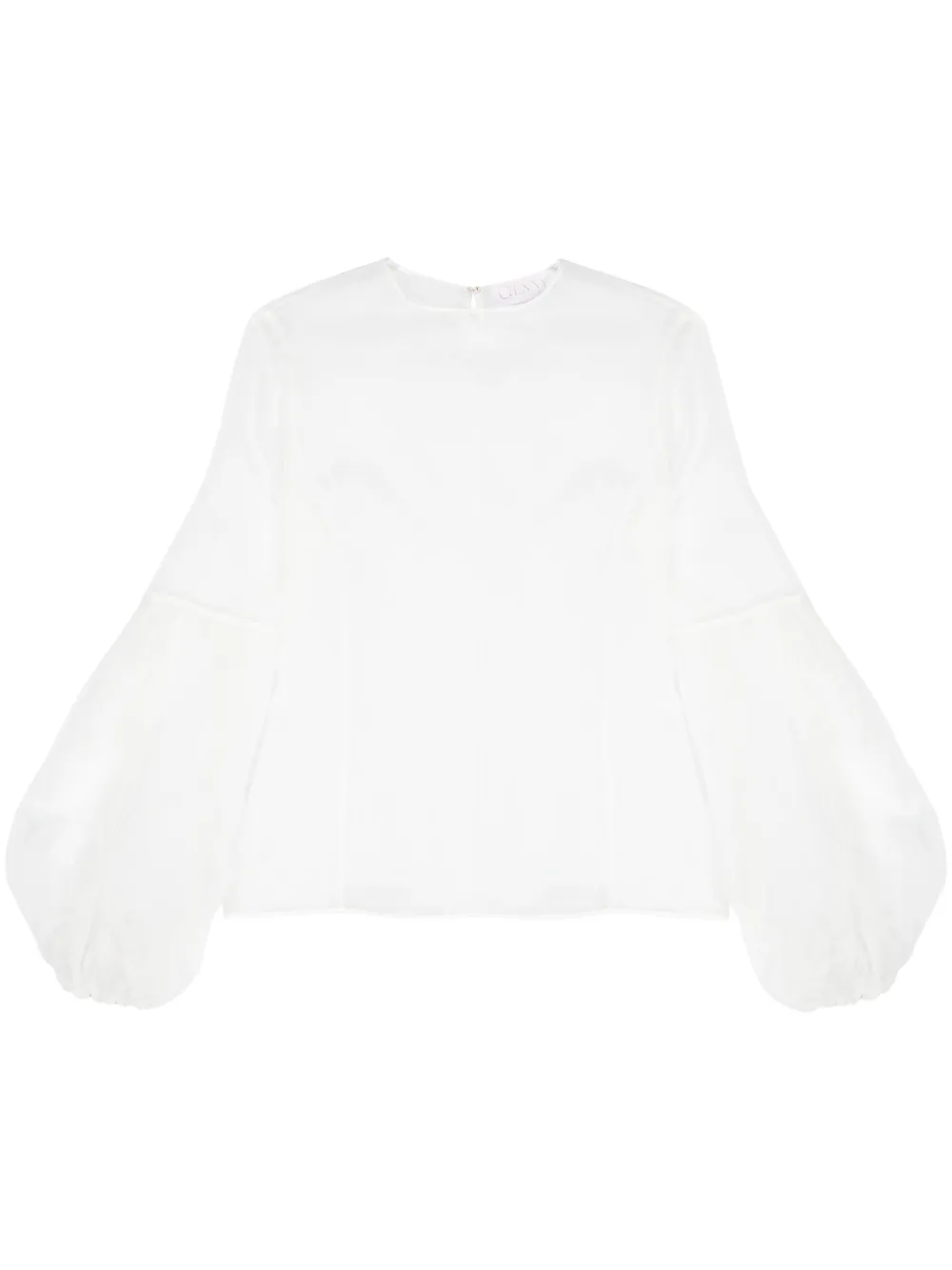 Genny Doorzichtige blouse Wit