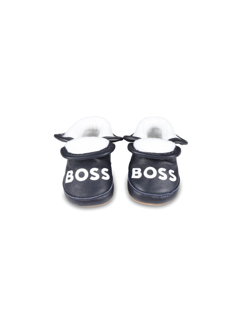 BOSS Kidswear Sneakers met logoprint Blauw