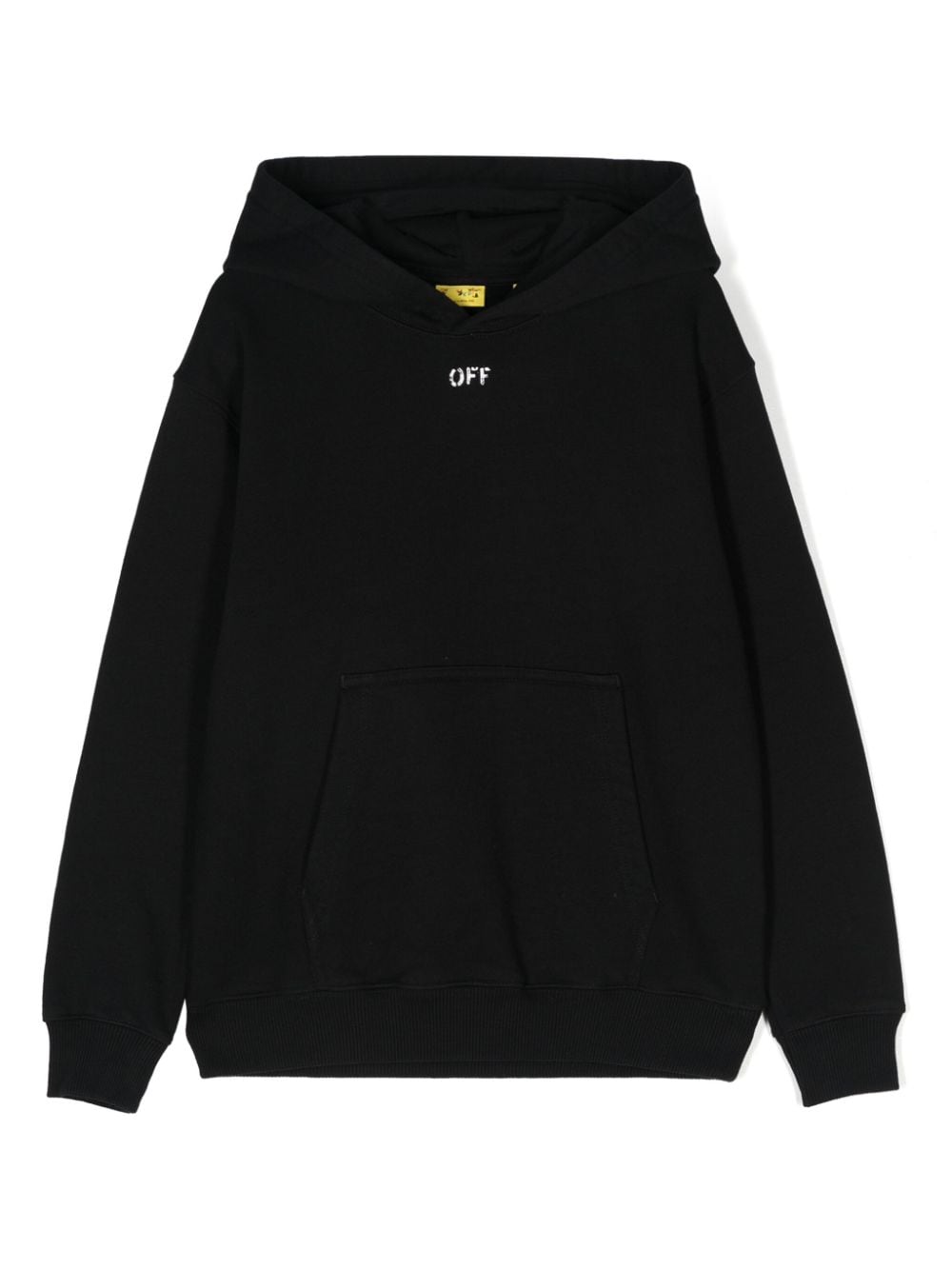 Shop Off-white Logo-print Hoodie In 黑色