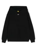 Off-White Kids logo-print hoodie - Black