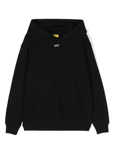 Off-White Kids هودي بطبعة شعار الماركة