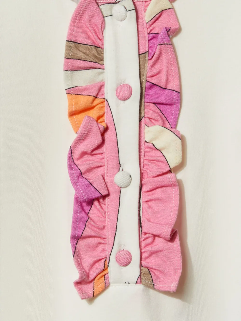 PUCCI Junior Romper met logoprint Roze