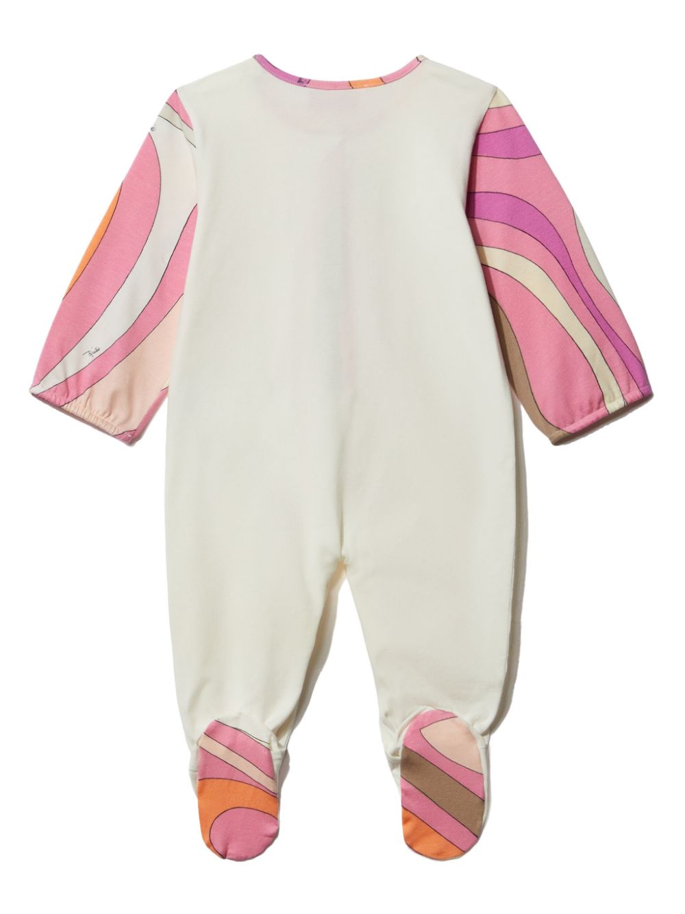 PUCCI Junior Marmo-print babygrow set - Roze