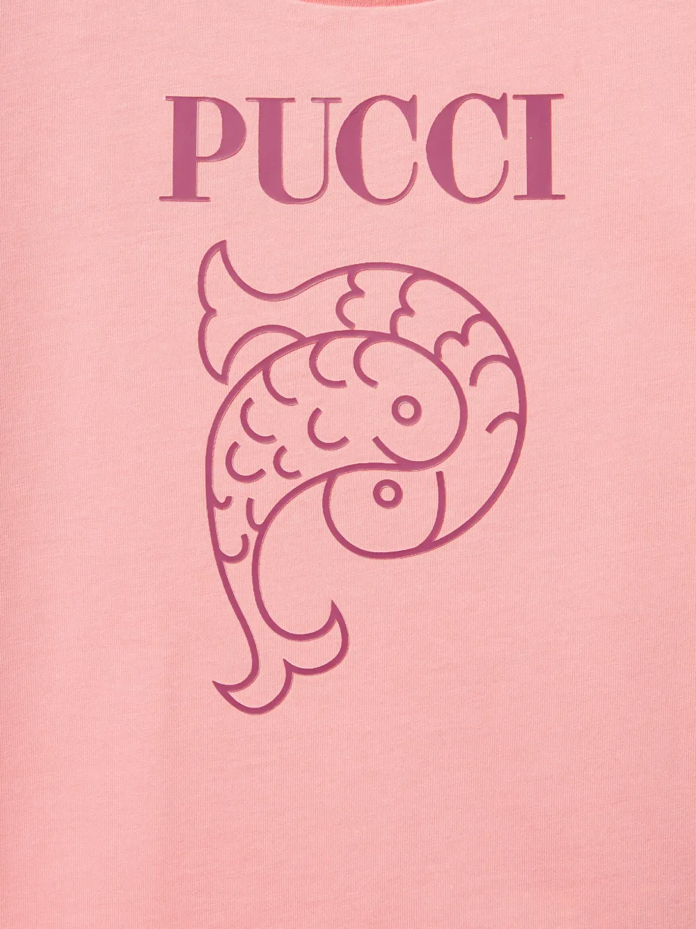 PUCCI JUNIOR LOGO-PRINT COTTON T-SHIRT