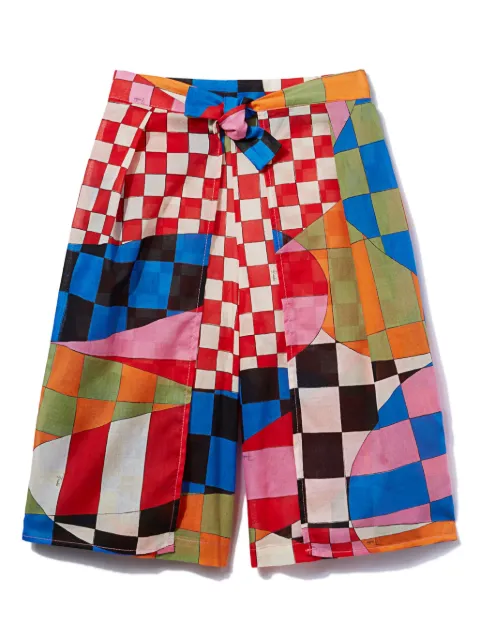 PUCCI Junior shorts con estampado Giardino