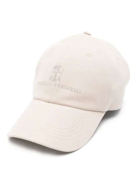 Brunello Cucinelli logo-embroidered cap