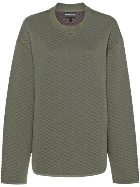 Emporio Armani Quilted sweatshirt Men