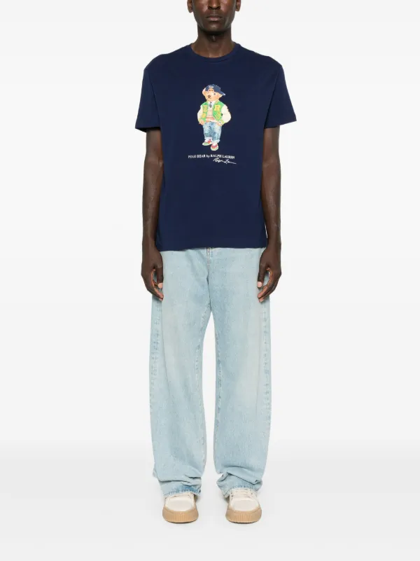 Polo Ralph Lauren Bear t-shirt | Blue | FARFETCH ID