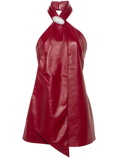Giuseppe Di Morabito pleated-detail mini dress 