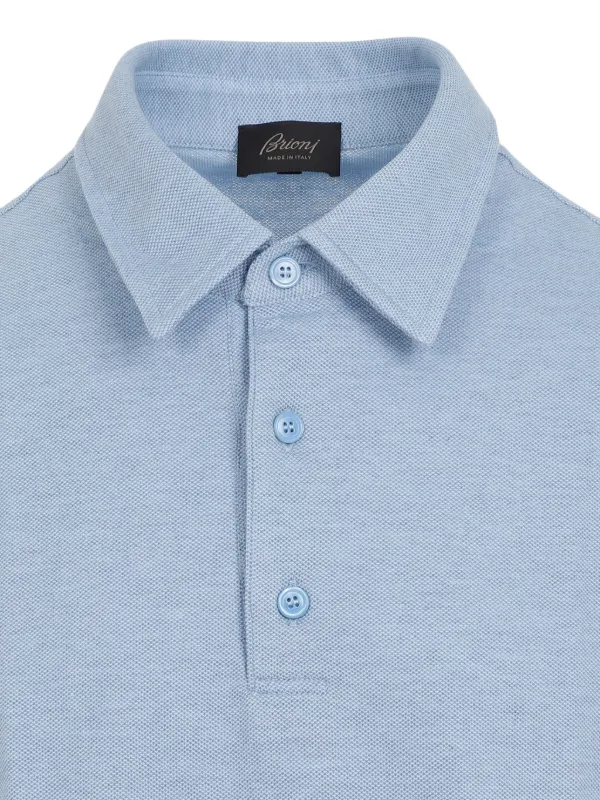 Tシャツ・カットソー Brioni SS25 Cotton polo shirt (UJSZ0LPA627 9000) Original_ecom-UJ9L0LPZ6001000F