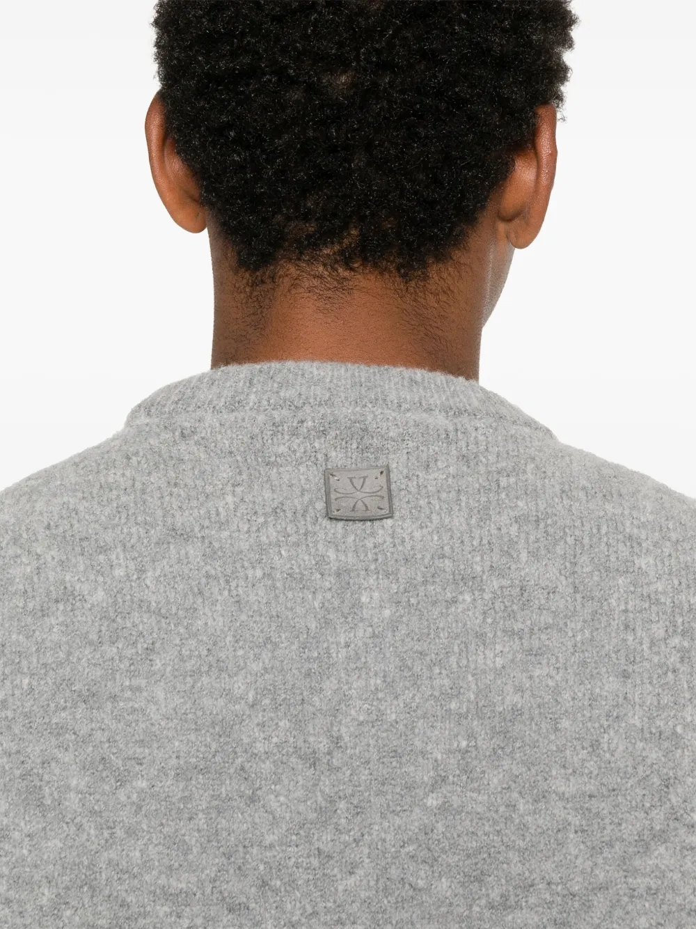 Jacob Cohën Trui met logopatch Grijs