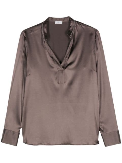 Peserico blusa con cadena Punto Luce