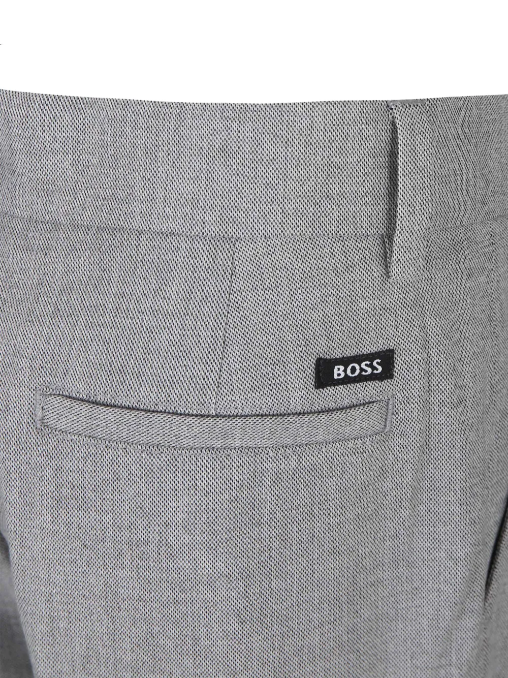 BOSS Kidswear Broek met toelopende pijpen Grijs