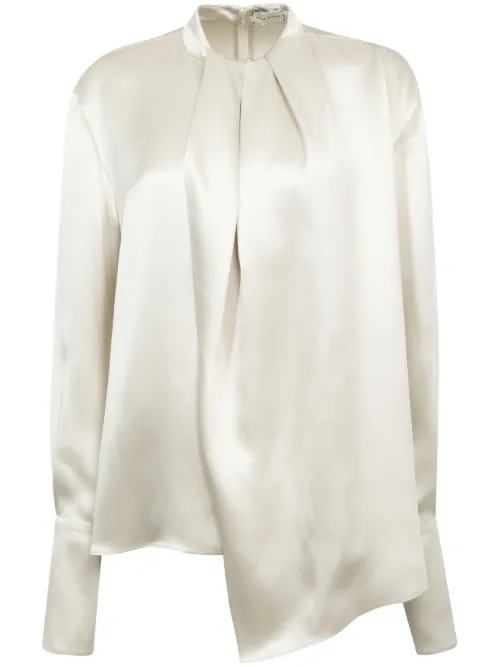 Magda Butrym blouse en soie - Gris - Magda Butrym - Modalova