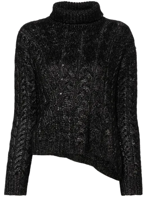 Kiton cable-knit sweater