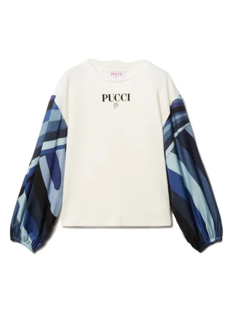 PUCCI Junior t-shirt à imprimé Iride