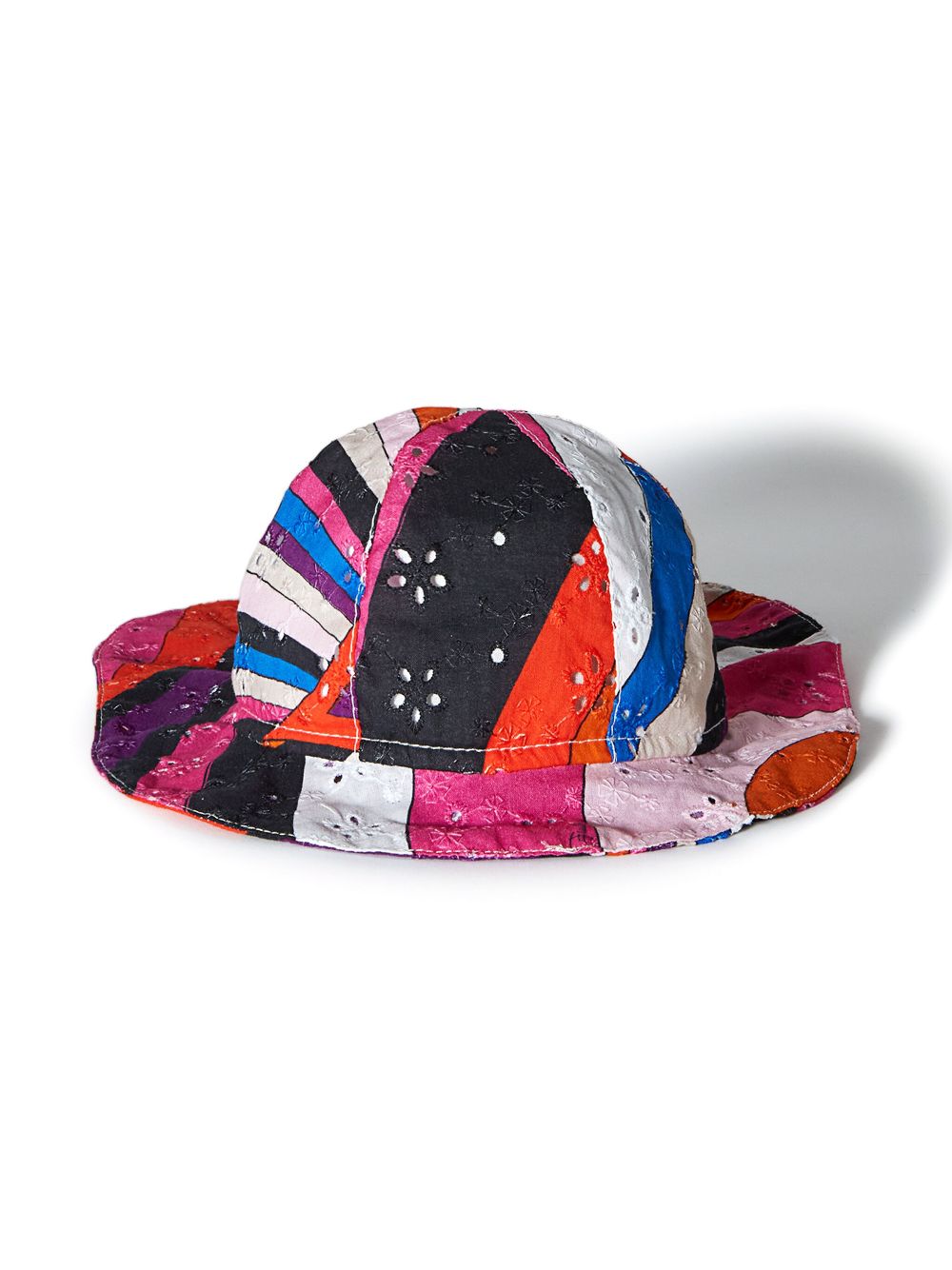 PUCCI Junior Iride-print sun hat - Purple