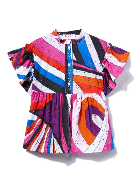 PUCCI Junior playera con estampado Iride