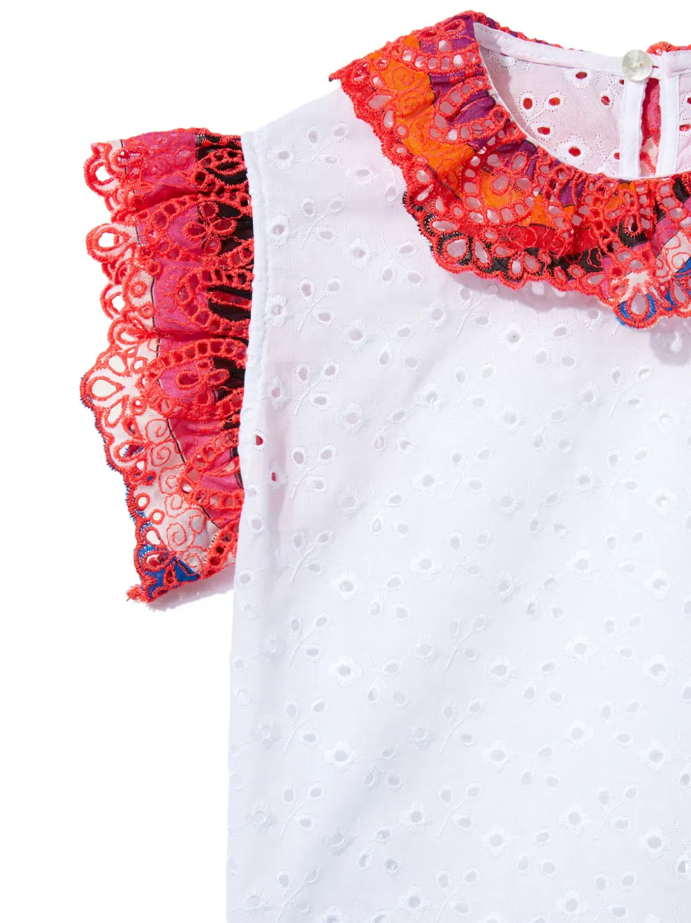 PUCCI Junior Blusa in pizzo sangallo | Top | Image 3