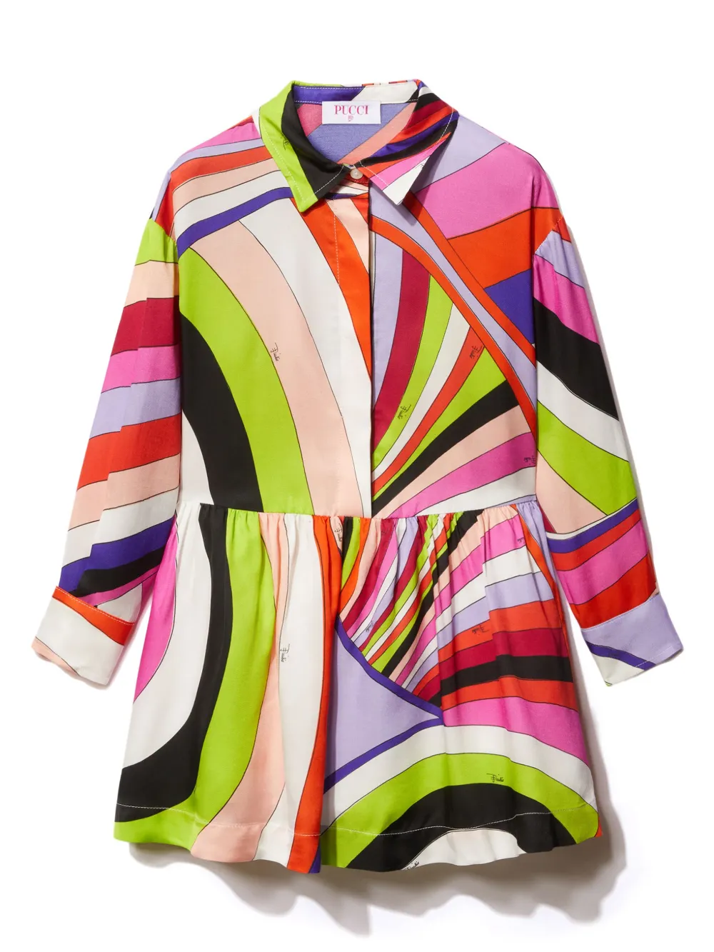 PUCCI Junior Kleid mit Iride-Print | Rosa | Image 1