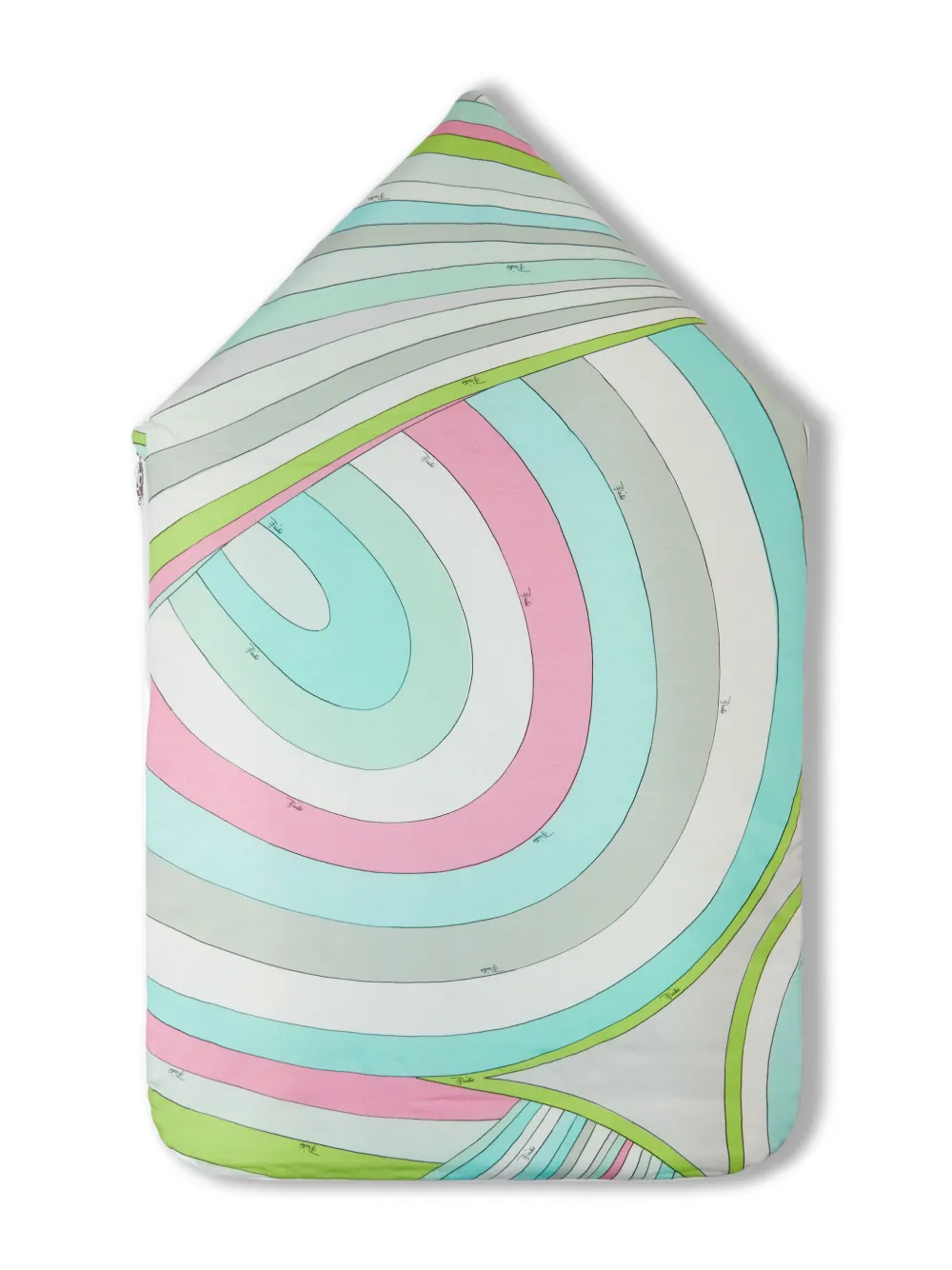 PUCCI Junior Iride-print sleeping bag - Groen