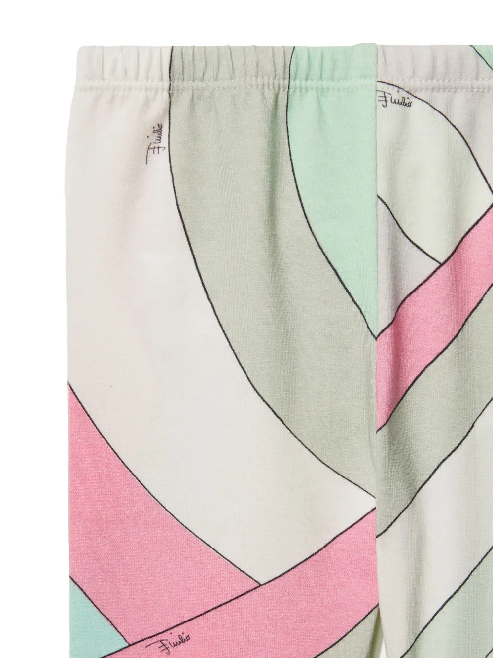 PUCCI Junior Legging met roosprint Groen