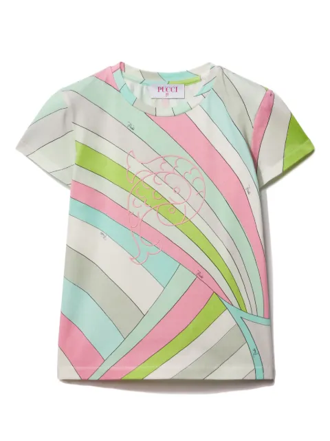 PUCCI Junior Iride-print T-shirt