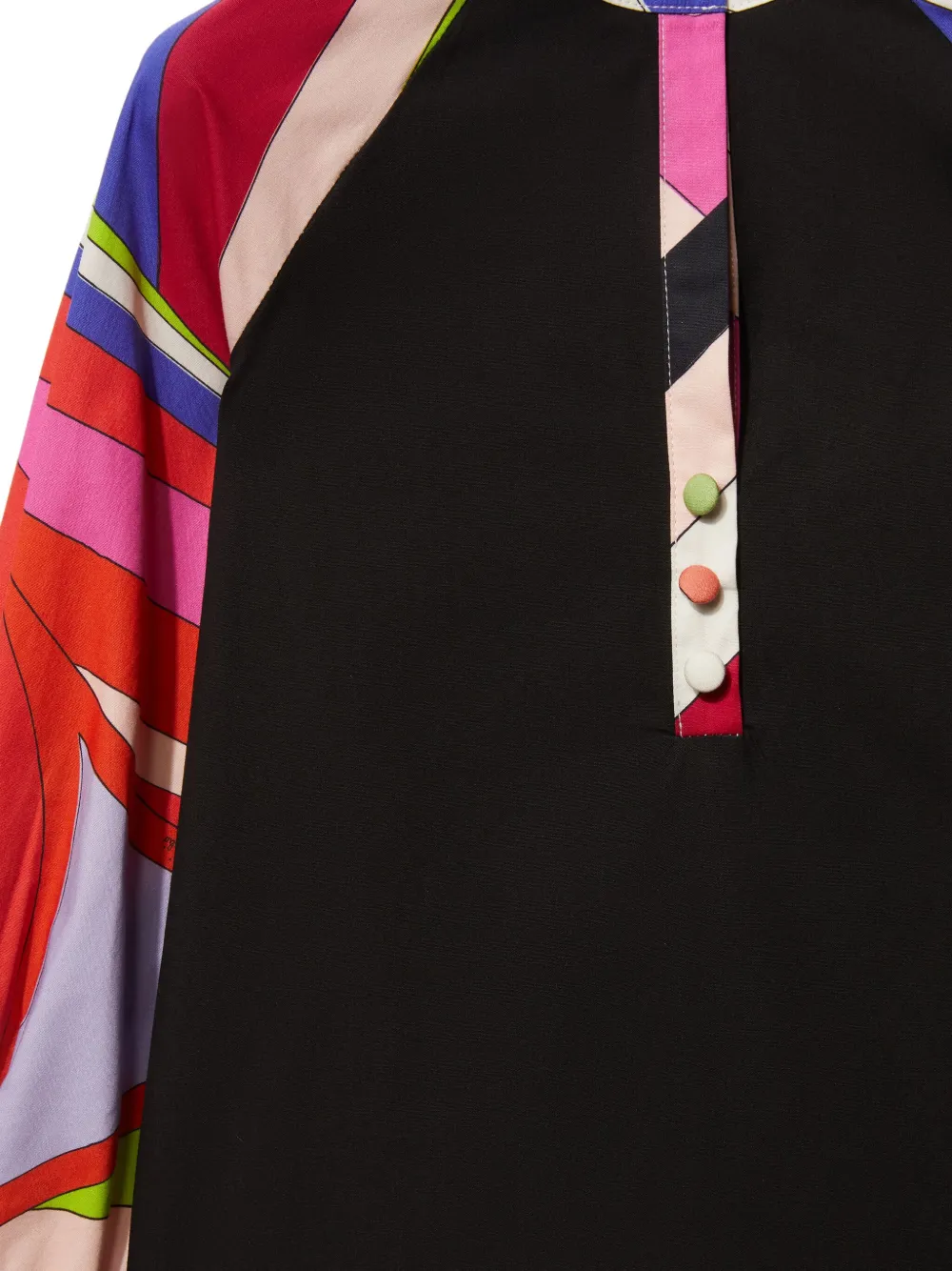 PUCCI Junior Katoenen jurk met print Zwart