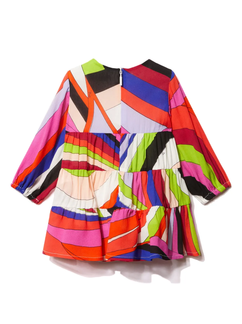 PUCCI Junior Iride-print dress - Rood