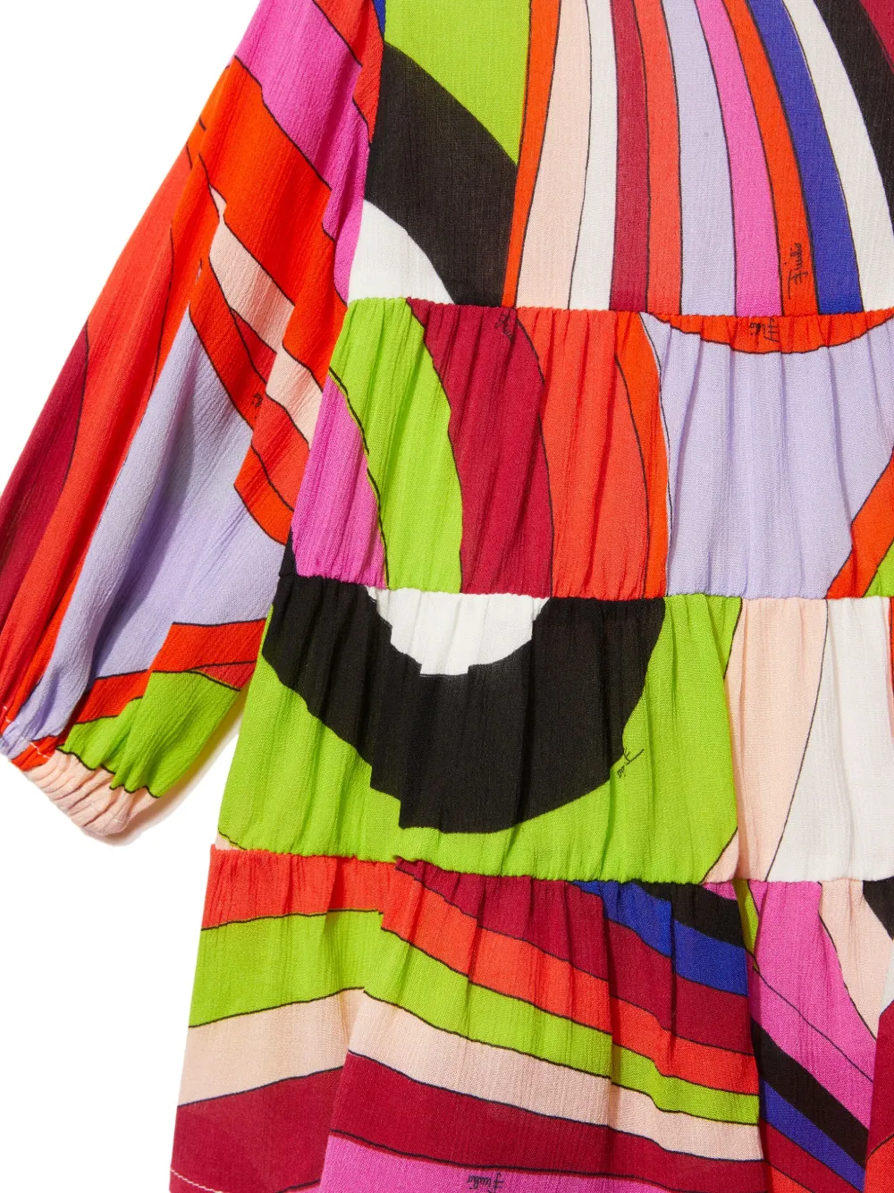 PUCCI Junior Jurk met print Rood