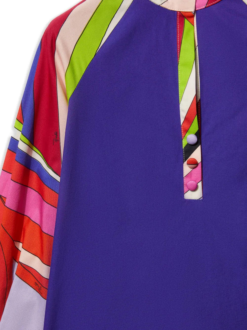 PUCCI JUNIOR IRIDE-PRINT COTTON DRESS