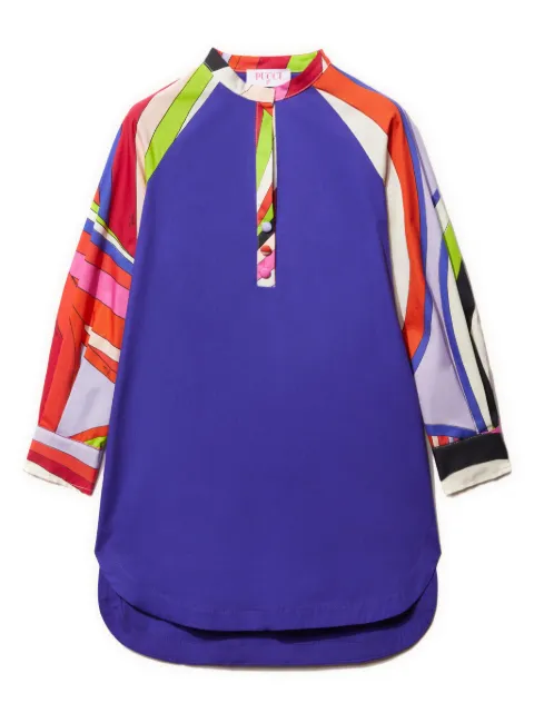 PUCCI Junior vestido con estampado Iride