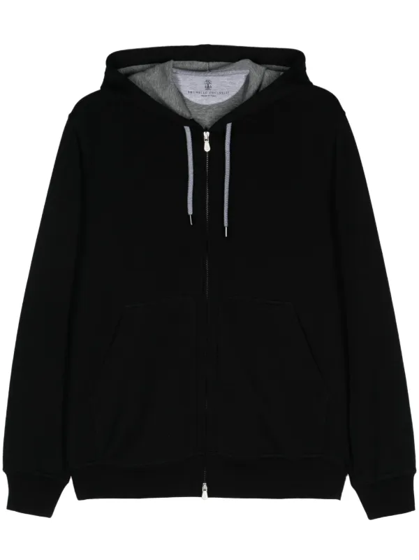 Brunello Cucinelli ジップアップ パーカー | ブラック | FARFETCH JP