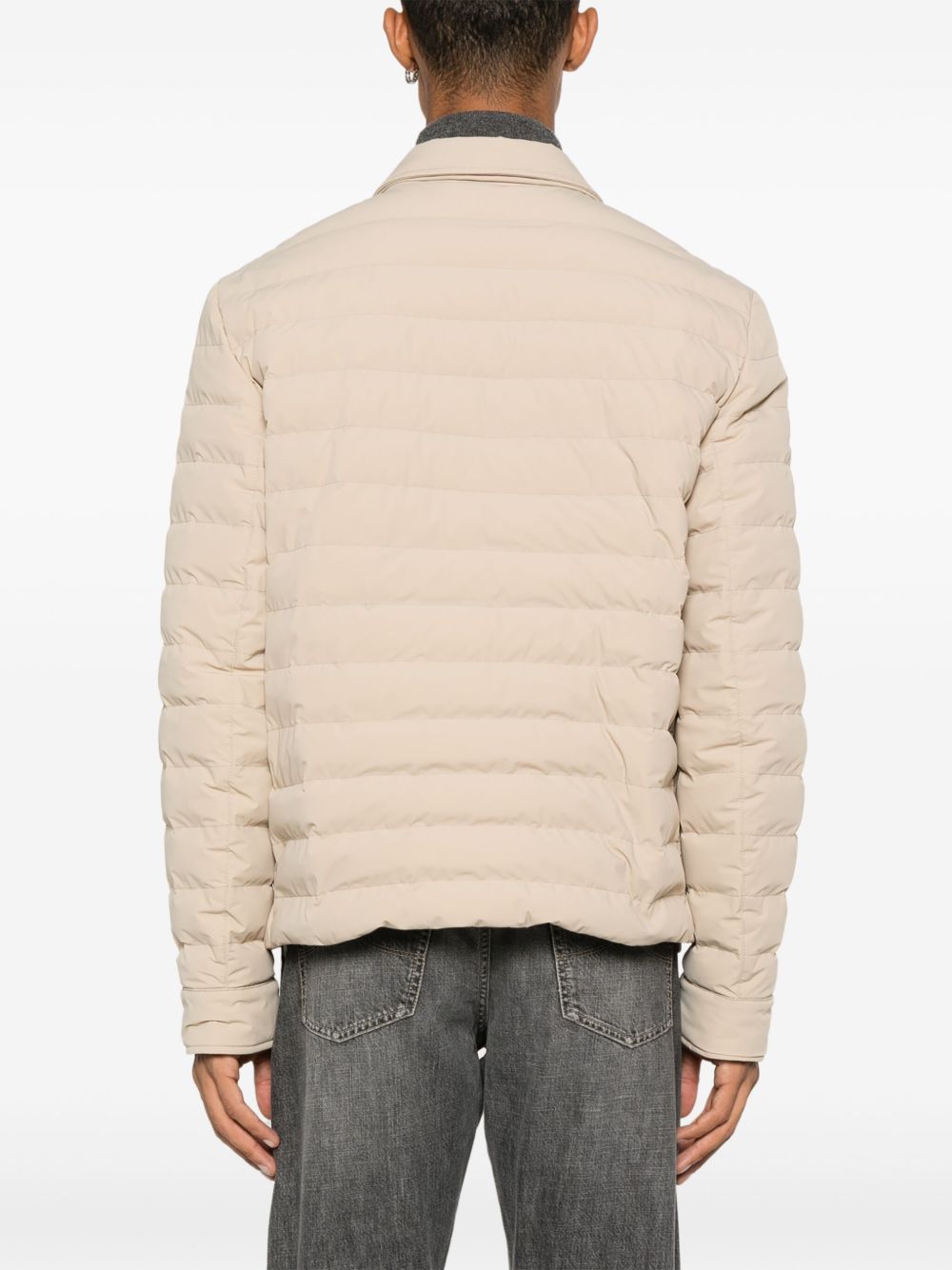 Brunello Cucinelli taffeta puffer jacket Men