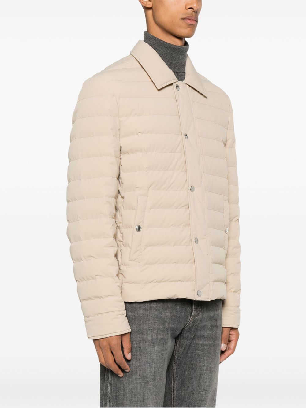 Brunello Cucinelli taffeta puffer jacket Men