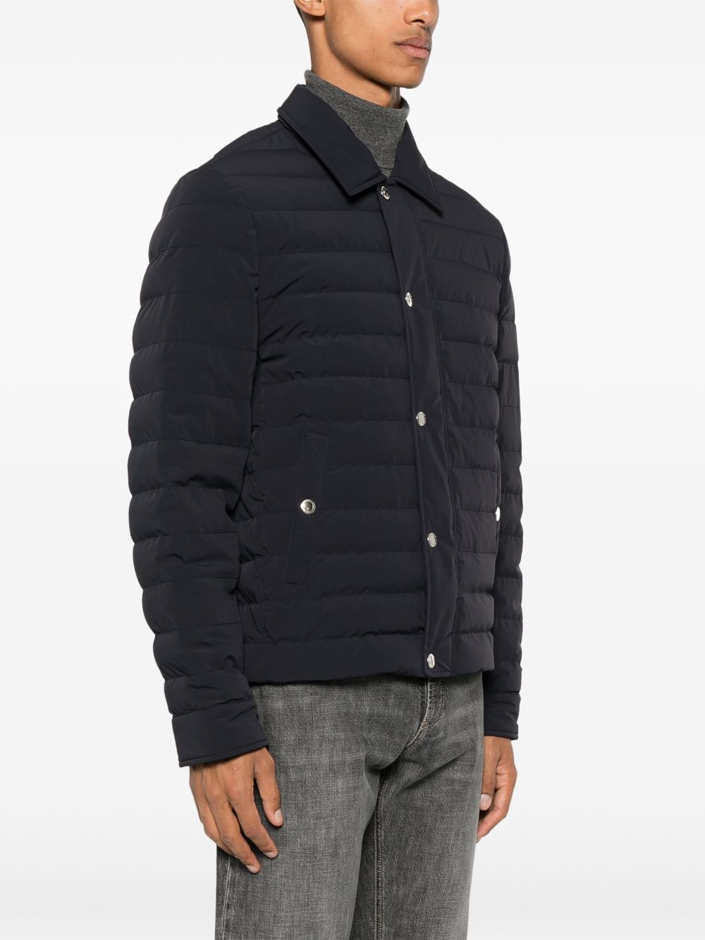 Brunello Cucinelli taffeta puffer jacket Men