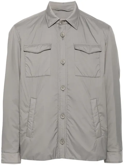 Herno logo-plaque jacket