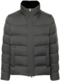 Herno logo-plaque puffer jacket - Grey