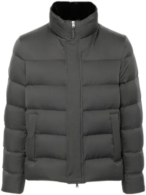 Herno キルティング パデッドジャケット | グレー | FARFETCH JP