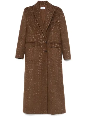 Giuseppe Di Morabito rhinestone-embellished Coat | Grey