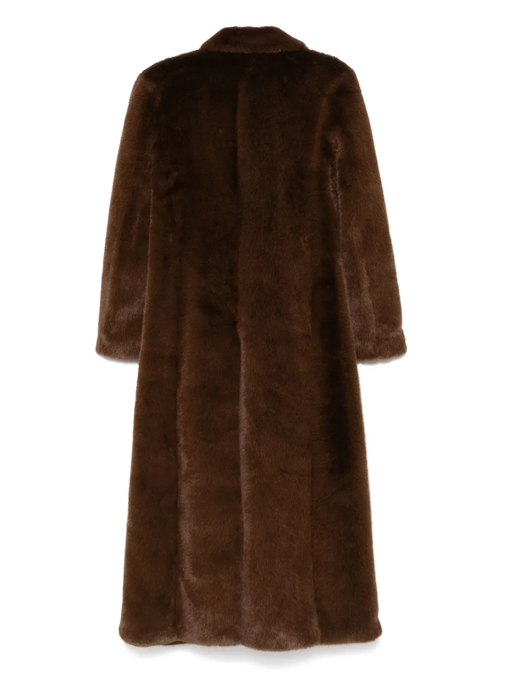 Giuseppe Di Morabito faux-fur floral-brooch coat | Double Breasted & Peacoats | Image 2